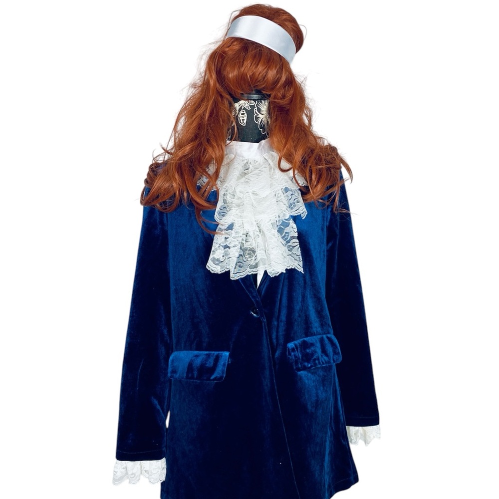 Homemade Austin Powers women blazer dress & wig cosplay costume size large - Picture 15 of 16